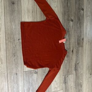 Rust Long Sleeve Top